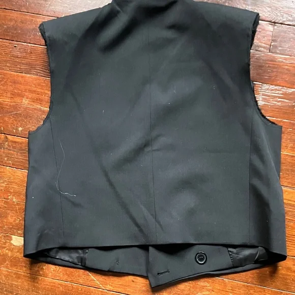 Zara Cropped Sleeveless Blazer Vest - Picture 7 of 9